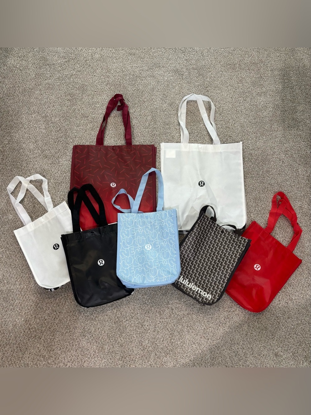 Lululemon Reusable Tote Bags Bundle